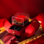 Fashion Jewelry Box Red Apple Christmas Gift Necklace Eternal Rose For Girl Mother's Day... - Image 7