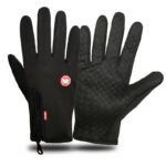 Full Finger Touch Screen Zipper Ski Gloves - Image 3