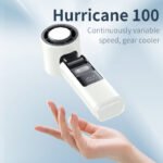 Portable Handheld Fan, Speed Adjustable Turbo Mini Fan, Reduced Temperature Mode, Rechargeable Digital Display Foldable - Image 3