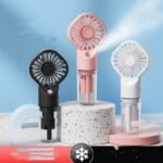 Strong Power Spray Humidification Small Mist Fan Humidification Usb Charging Portable Fan - Image 7