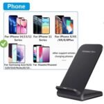 Qi Wireless Fast Charger Charging Pad Stand Dock For Galaxy Phone - Image 10
