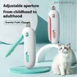 Cat Nail Scissors With Gravity Push Scissors