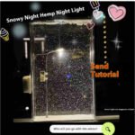 Magic Snowy Landscape Night Lights Small Street Light Snowy Flowing Night DIY Christmas Lights Christmas Desktop Decor Handmade - Image 6