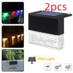 Waterproof New RGB LED Solar Light Step Fence Light - Image 5