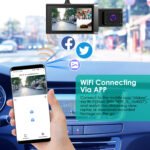 2K Car DVR 3 Channel Dash Cam Camcorder Camera Recorder With 140 Degree Angle GPS WiFi Night Vision G-sensor Loop Recording Parking Monitor - Image 4