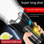 POWERFUL Tactical Quad-Core Super Bright Torch LED Flashlight USB Rechargeable Camping - Image 10
