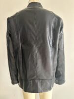 Men's Stand-up Collar Leather Jacket Business Casual Jacket - Image 8