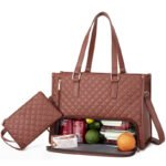 Convenient Commute New Lunch Bag Women's Insulated Lunch Box Women's Leak-proof Large Purse Diagonal Computer Storage - Image 2