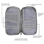 Travel Passport Wallet 12Cells Ticket ID Credit Card Holder Water Repellent Documents Phone Organizer - Image 5
