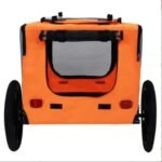 Utdoor Heavy Duty Collapsible Pet Bike Trailer With 16-Inch All Terrain Wheels & Universal Hitch   Foldable Dog Cargo Carrier Cart For Bicycles - Image 10