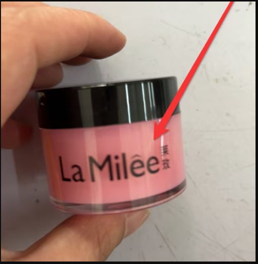 Boxed lip mask