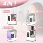 4 In 1 Electric Makeup Brush Cleaner USB Powered Automatic Brush Blender Machine With Timer Digital Display Cleaning Drying - Image 4