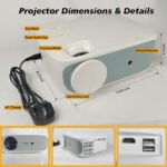 4K 5G Bluetooth Projector  4D Keystone Correction Native 1080P Full HD Outdoor Movie Projector For Smart Phone Laptop PC DVD TV PS4 - Image 9