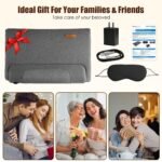 Neck Massager Pillow Ergonomic Massager Memory Foam Pillow With 3-Level Heating 3-Intensity Vibration 30Min Timer For Neck Back Shoulder Pain Relief - Image 8