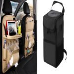 PU Leather Car Storage Bag Multifunction Seat Back Tray Hanging Bag Waterproof Car Organizer Automotive Interior Accessories - Image 4