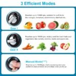 1000W Centrifugal Juicer Juice Extractor With 2 Speeds 3.6in Wide Feed Chute 17Oz Juicer Cup 54Oz Pulp Collector Electric Juicer For Fruits Vegetables - Image 5