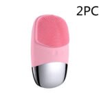 Mini Silicone Electric Face Cleansing Brush Electric Facial Cleanser Facial Cleansing Brush Skin Massager Skin Care Tools - Image 7