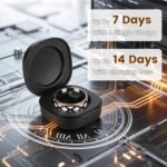 Smart Ring Health Tracker Fitness Sleep Stress HRV Tracker With Charging Case Magnetic Charging Cable For Women & Men - Image 2