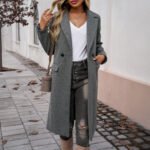 Lady Temperament Commuting Turn-down Collar Coat - Image 2