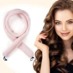 Satin Heatless Hair Curler, Lazy Natural Soft Wave DIY Heatless Curls For Sleep In Overnight, For All Hair Types - Pink - Image 5