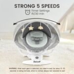 Baby Swing For Infants With Motion Detection, Electric Baby Swing With 3 Swing Modes, 12 Lullabies  5-Speeds - Image 2