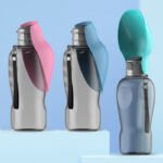 800ml Dogs Water Bottle Portable High Capacity Leakproof Pet Foldable Drinking Bowl - Image 2