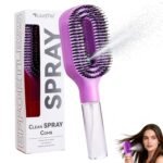 2in1 Sprayer Comb Detangling Scalp Massage Hairbrush With Spray Bottle Essential Oil Water Mist Spray Brush Anti-static Summer - Image 4