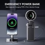 3 IN 1 Portable Handheld Turbo Fan, 5 Gear Wind,5000mAh Battery Operated - Image 3