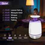 1Pc Plug-in Mosquito Zapper For Summer Max 1076Sq.Feet Range Electric Fly Zapper With 3 Modes Mosquito Killer Lamp For Indoor Outdoor - Image 6