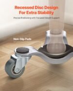 Furniture Dolly 4 Pcs Steel Tri-dolly Set Furniture Mover 440 Lbs Capacity - Image 4