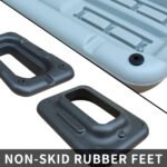 Adjustable Workout Aerobic Stepper In Fitness & Exercise Step Platform Trainer Gray Black With 2 Risers - Image 5