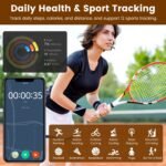 Smart Ring Health Tracker Fitness Sleep Stress HRV Tracker With Charging Case Magnetic Charging Cable For Women & Men - Image 8