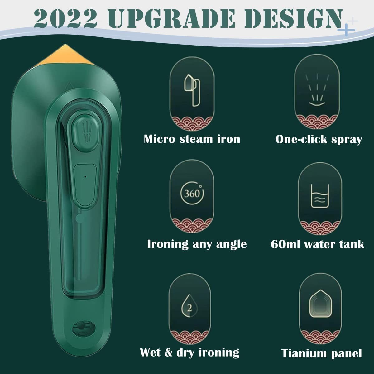 6912b283-5f1c-445a-94e1-2456eaaf715d.jpg Handheld Portable Garment Ironing Machine Steam Household Upgrade Small Electric Iron Travel Ironing Machine Mini Iron - Image 1