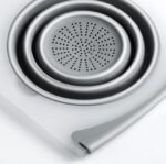 Innovative Multi-Functional 3 in 1 Chopping Board Detachable Folding Drain Basket Sink Cutting Board - Image 7