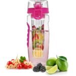 Fruit Infuser Water Bottle 32OZ Juice Shaker Sport W& Flip Top Lid Anti-Slip Grips For Office Home Sport Running Walking Hiking - Image 3
