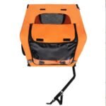 Utdoor Heavy Duty Collapsible Pet Bike Trailer With 16-Inch All Terrain Wheels & Universal Hitch   Foldable Dog Cargo Carrier Cart For Bicycles - Image 7