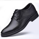 Black Shoes With Pointed Toe For Men - Image 8