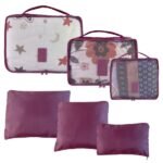 9Pcs Set Clothes Storage Bags Water-Resistant Travel Luggage Organizer Clothing Packing Cubes For Blouse Hosiery Stocking Underwear - Image 7