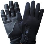 Full Finger Touch Screen Zipper Ski Gloves - Image 8
