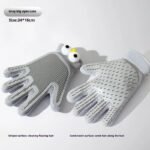 2-in-1 Pet Grooming Gloves & Brushes For Cats And Dogs High-Efficiency Hair Removal & Massage GlovesDouble-Sided Hair RemovalAnti-Scratch & Bite ProtectionCleaning & Grooming - Image 5