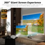 4K 5G Bluetooth Projector  4D Keystone Correction Native 1080P Full HD Outdoor Movie Projector For Smart Phone Laptop PC DVD TV PS4 - Image 8