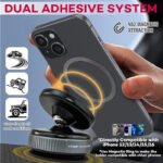 Car Phone Holder, Upgraded 360Adjustable Vacuum Suction 20X  Magnets - Image 6