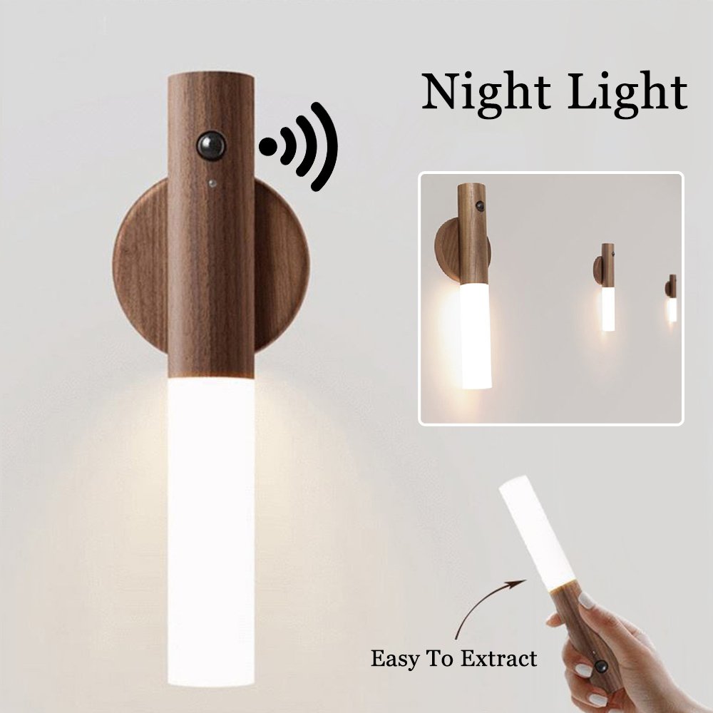 7e0677c5-b808-4c2a-8cef-4acbe67f3b15.jpg Auto LED USB Magnetic Wireless Night Light Corridors Porch Lights PIR Motion Sensor Wall Light Cabinet Lamp - Image 1