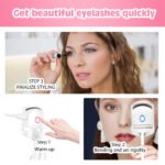 Heated Eyelash Curler Electric Temperature Control Mini Eyelash Curler Electric Portable Charging - Image 5