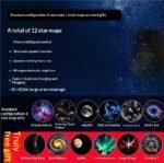 Projection Night Light - USB Powered Starry Sky Lamp for Bedroom Nursery Ambient Lighting - Image 3