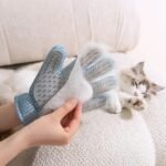 2-in-1 Pet Grooming Glove - Double-Sided Deshedding & Massage Brush For Cats Or Dogs, Removes Loose Hair From Fur & Furniture - Image 4