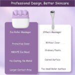 Ice Massage Device,Ice Roller Set For Face And Eyes - Facial Skin Care Tools With 2 Cold Therapy Face Roller And Premium Travel Case - Image 4