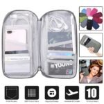 Travel Passport Wallet 12Cells Ticket ID Credit Card Holder Water Repellent Documents Phone Organizer