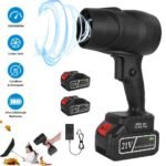 130000RPM Cordless Mini Blower, 1000W Powerful Motor With Turbo Tech - 550g Wind Pressure&600g Blowing Force, 64mm Air Output For Heavy Debris Cleaning - Image 4