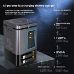 105W Multifunctional Magnetic Wireless Gallium Nitride Charger - Image 3